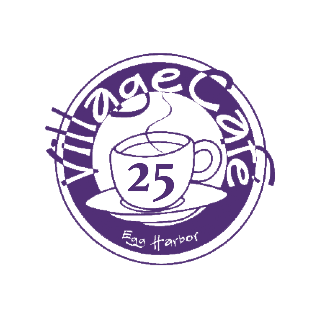 Village Cafe 25th Anniversary Logo